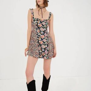 NWT For Love and Lemons Brookes Mini Dress XS